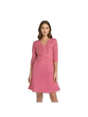 Lilly Pulitzer Danni Dress Hibiscus Pink Hidden Kitty Patern